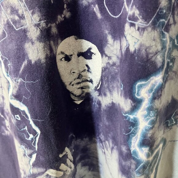 Camo Print ICE CUBE Tribute Concert Band Tee Shirt Men's Size L 90's Nostalgia - Picture 2 of 4